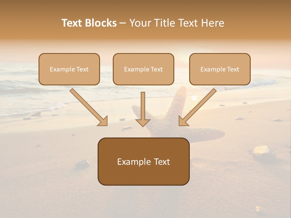 Travel Wave Sunny PowerPoint Template