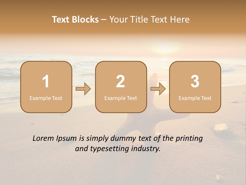 Travel Wave Sunny PowerPoint Template