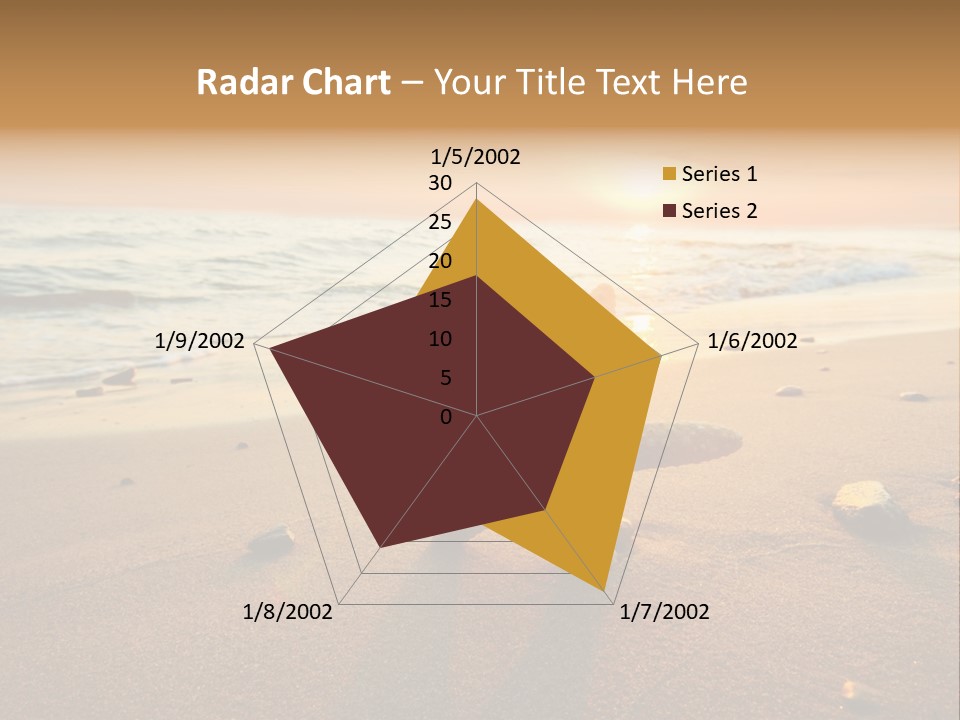 Travel Wave Sunny PowerPoint Template