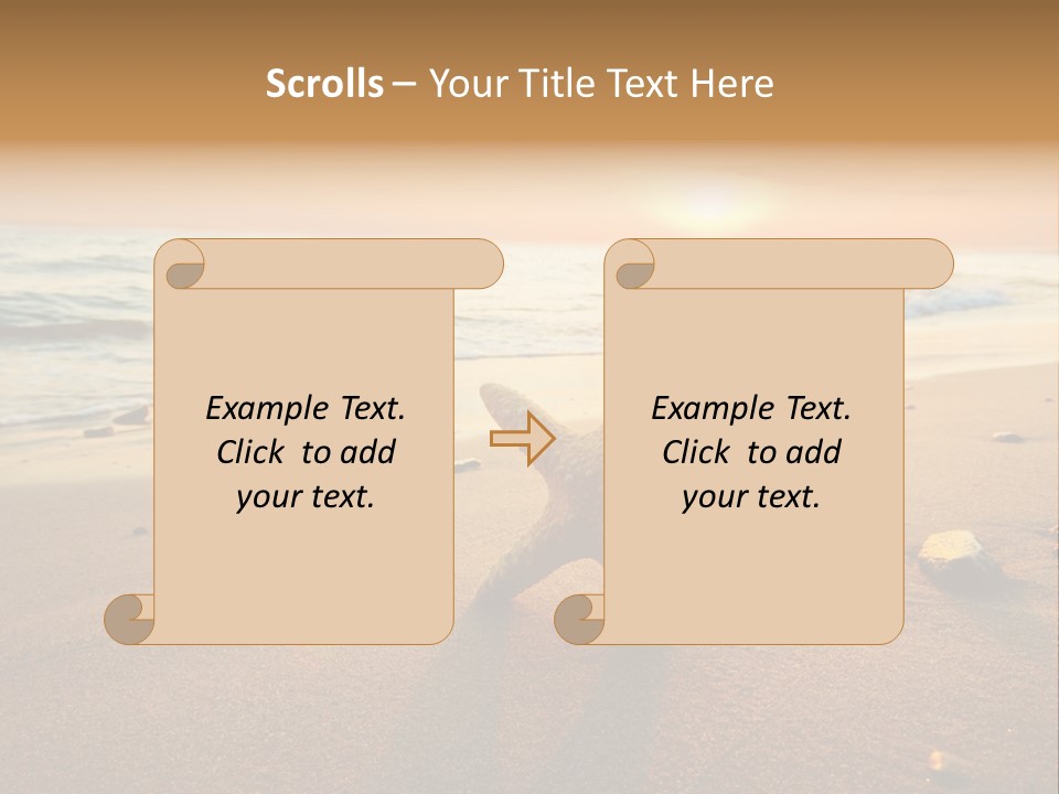 Travel Wave Sunny PowerPoint Template