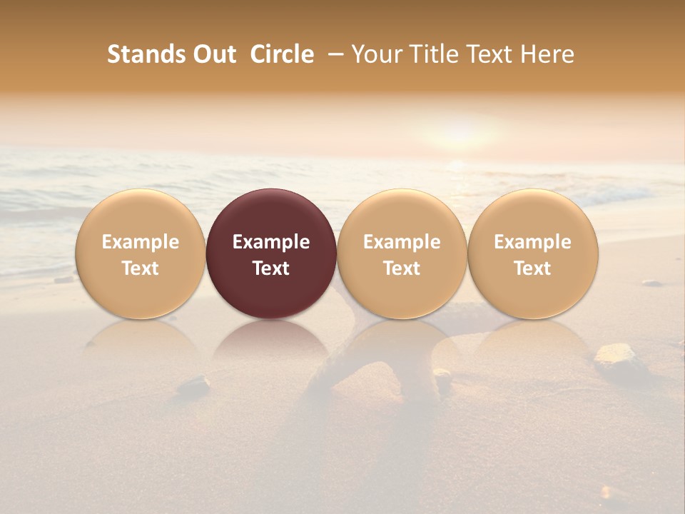 Travel Wave Sunny PowerPoint Template