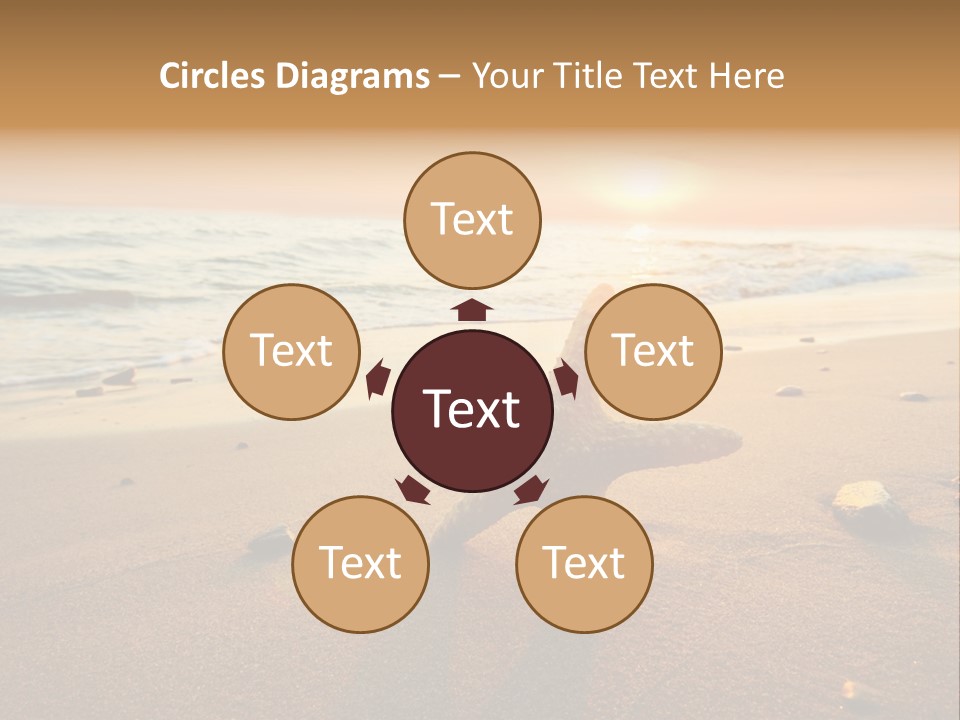 Travel Wave Sunny PowerPoint Template