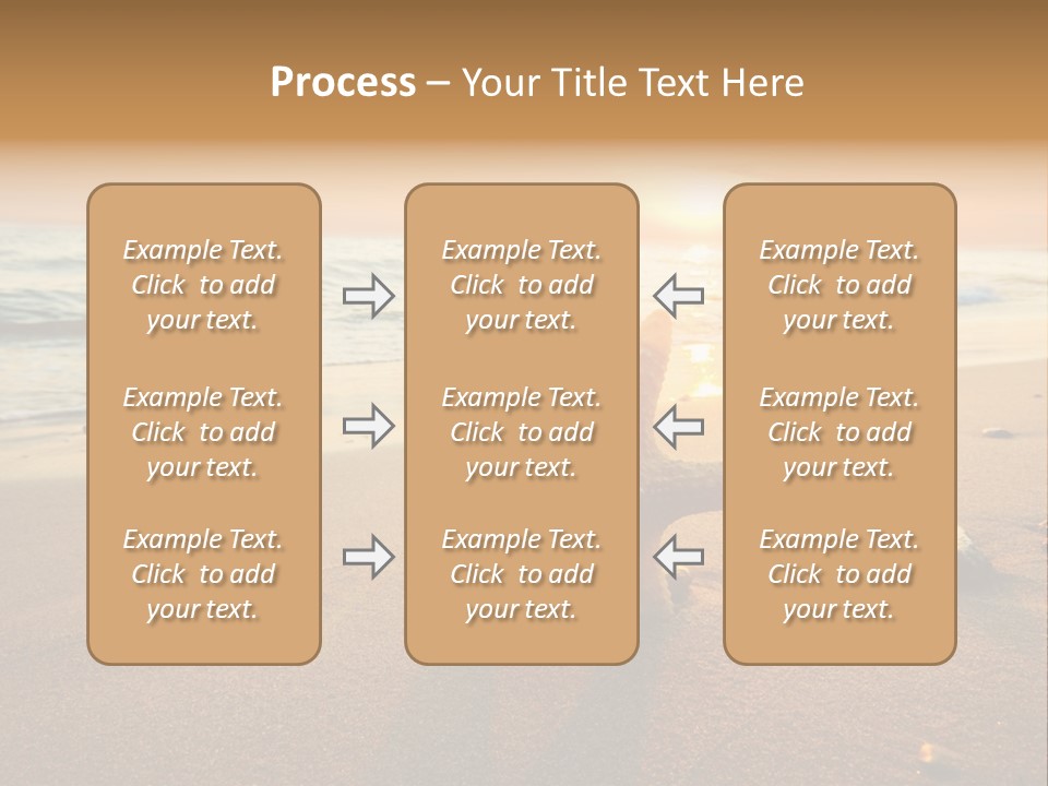 Travel Wave Sunny PowerPoint Template