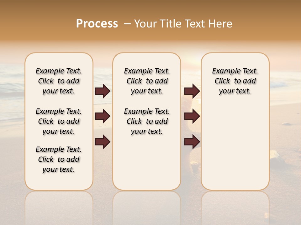 Travel Wave Sunny PowerPoint Template