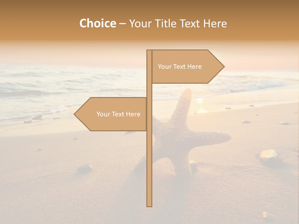 Travel Wave Sunny PowerPoint Template