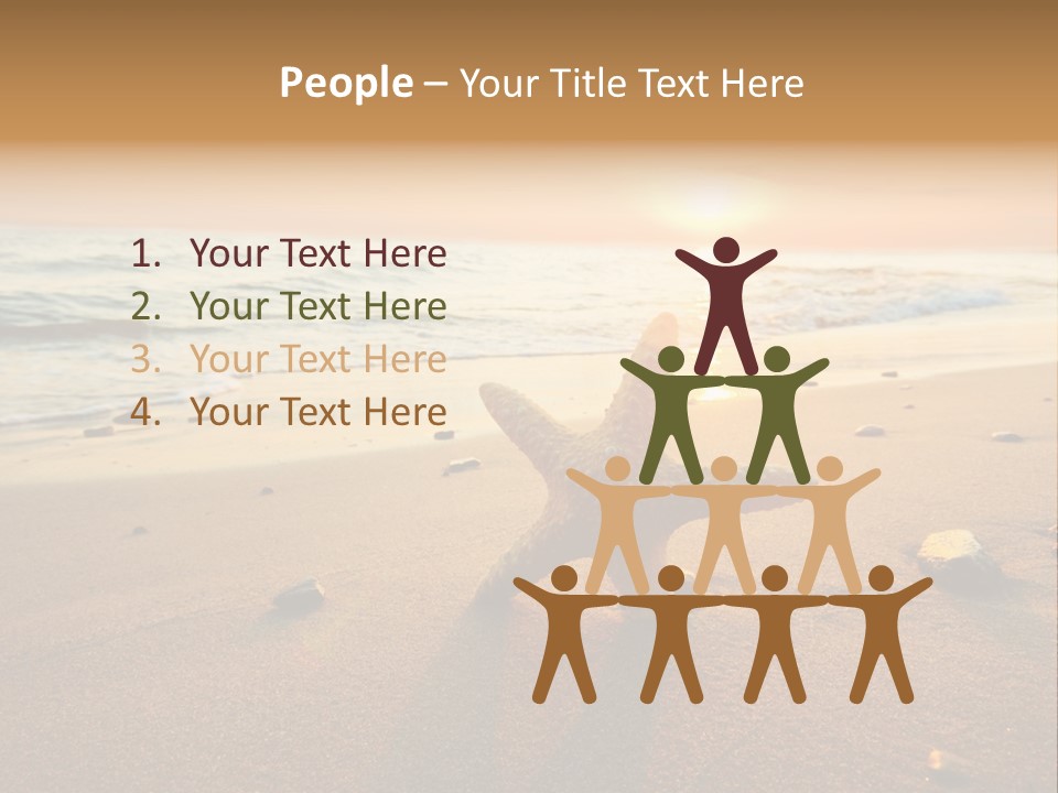 Travel Wave Sunny PowerPoint Template