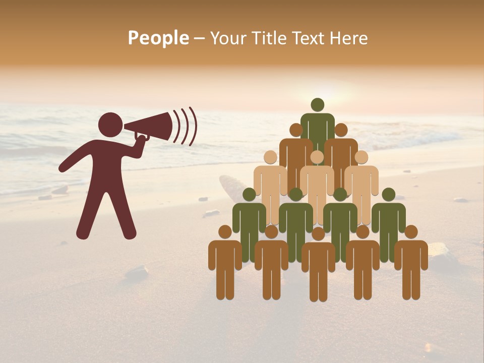 Travel Wave Sunny PowerPoint Template