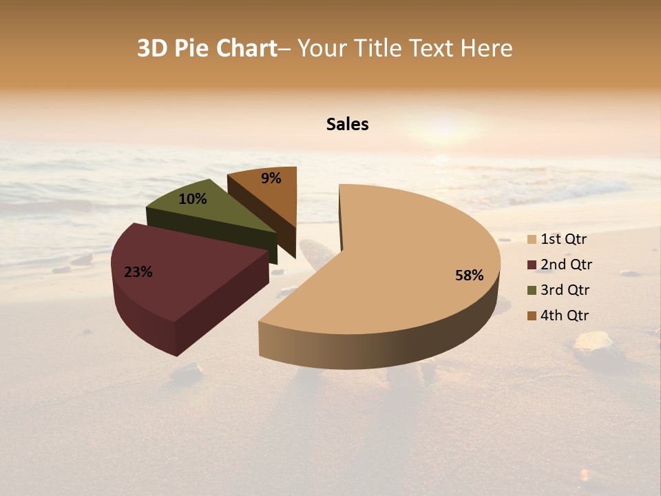 Travel Wave Sunny PowerPoint Template
