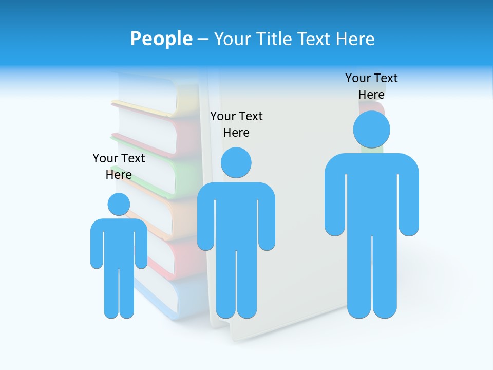 Writing Board People PowerPoint Template