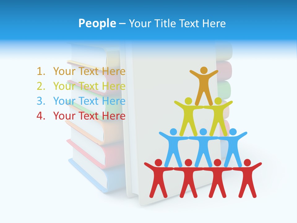 Writing Board People PowerPoint Template