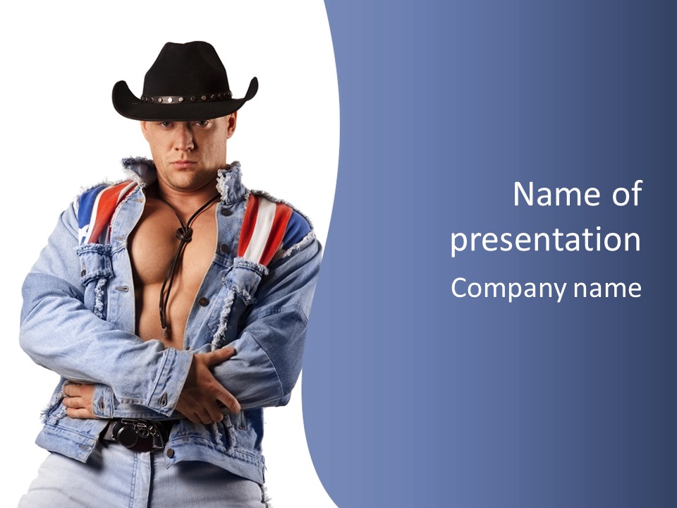 Hat Men Rough PowerPoint Template