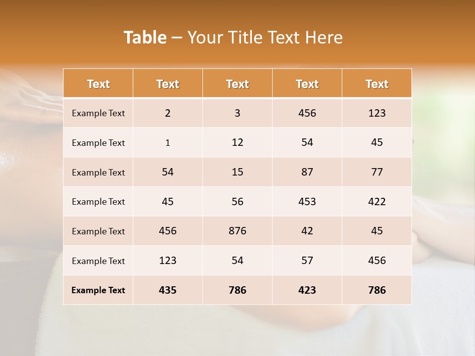 Young Pretty Spa PowerPoint Template