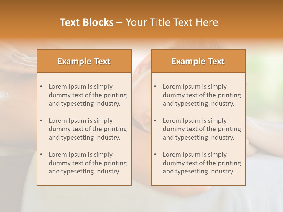 Young Pretty Spa PowerPoint Template