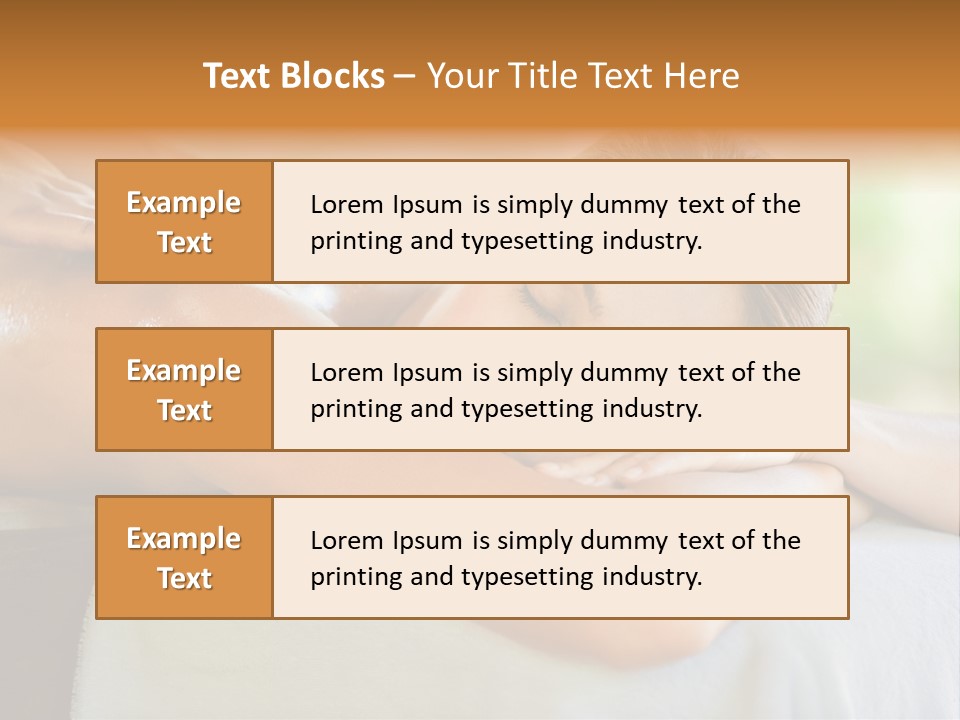 Young Pretty Spa PowerPoint Template