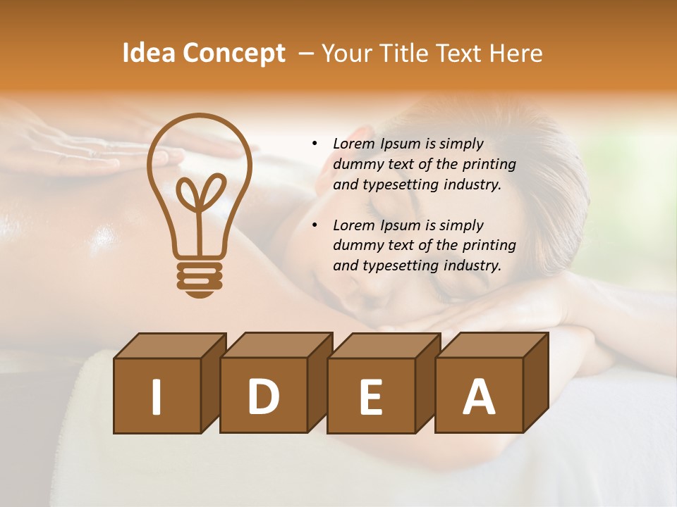 Young Pretty Spa PowerPoint Template