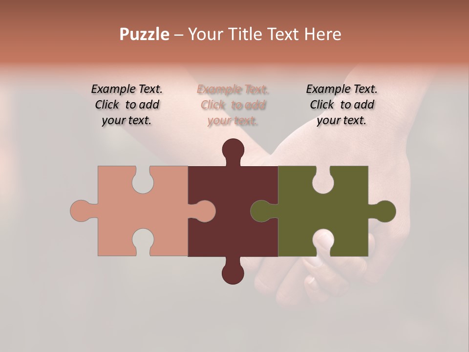 Together Person Woman PowerPoint Template