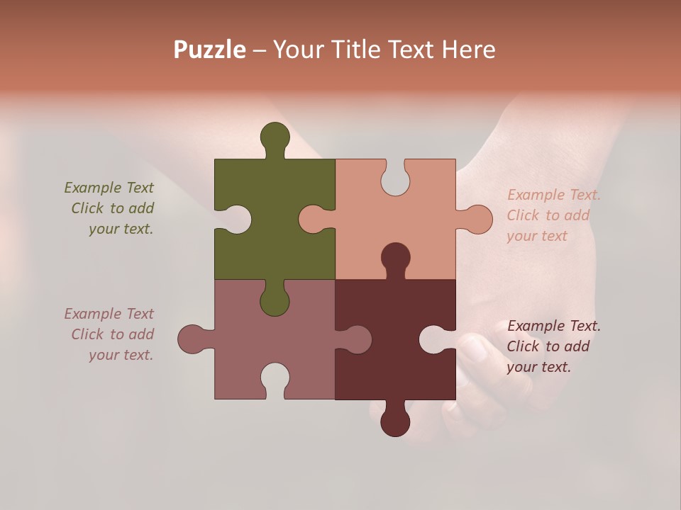 Together Person Woman PowerPoint Template