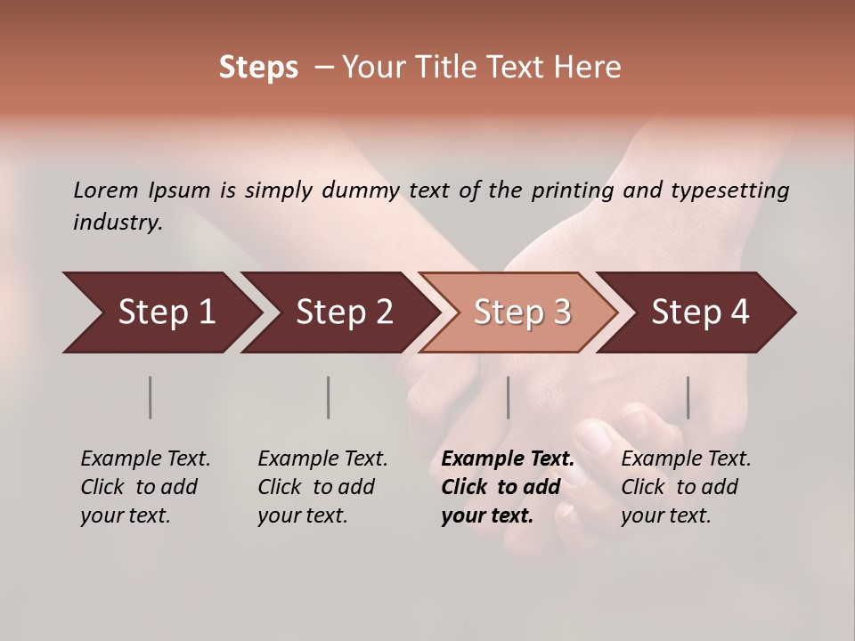 Together Person Woman PowerPoint Template