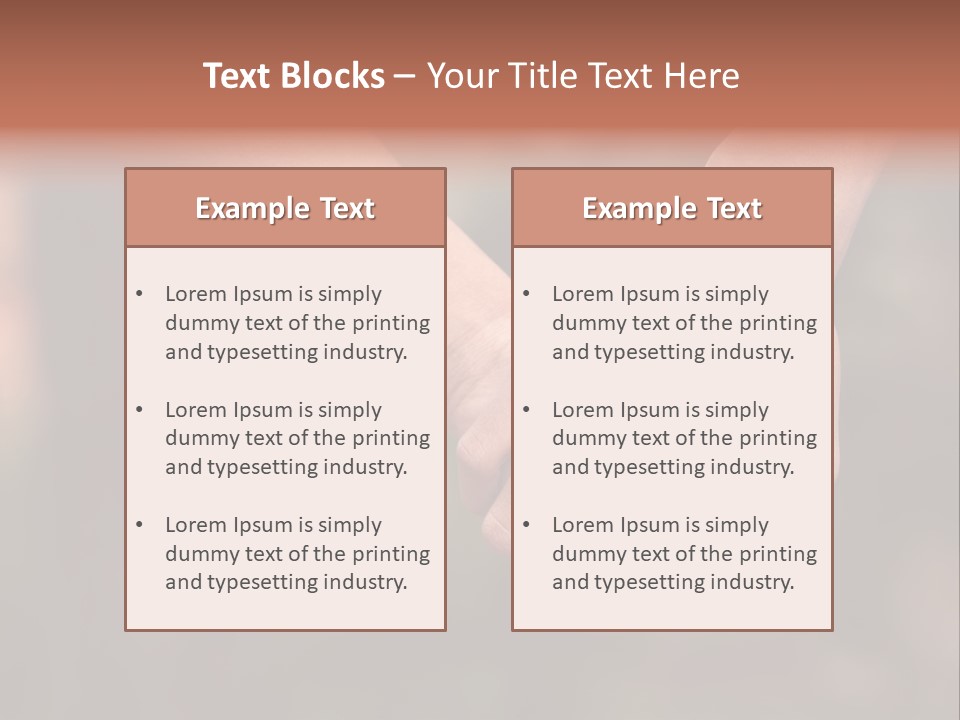 Together Person Woman PowerPoint Template