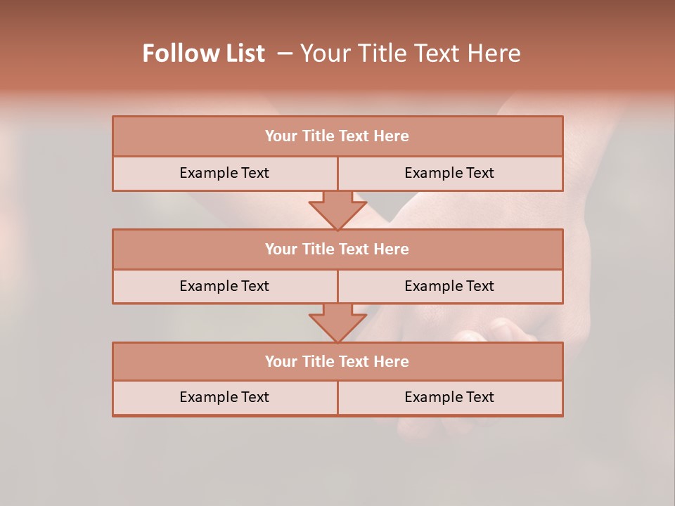 Together Person Woman PowerPoint Template