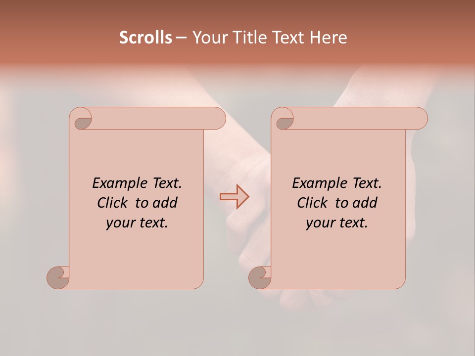 Together Person Woman PowerPoint Template