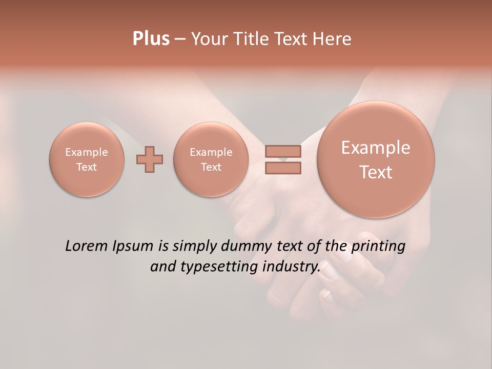 Together Person Woman PowerPoint Template