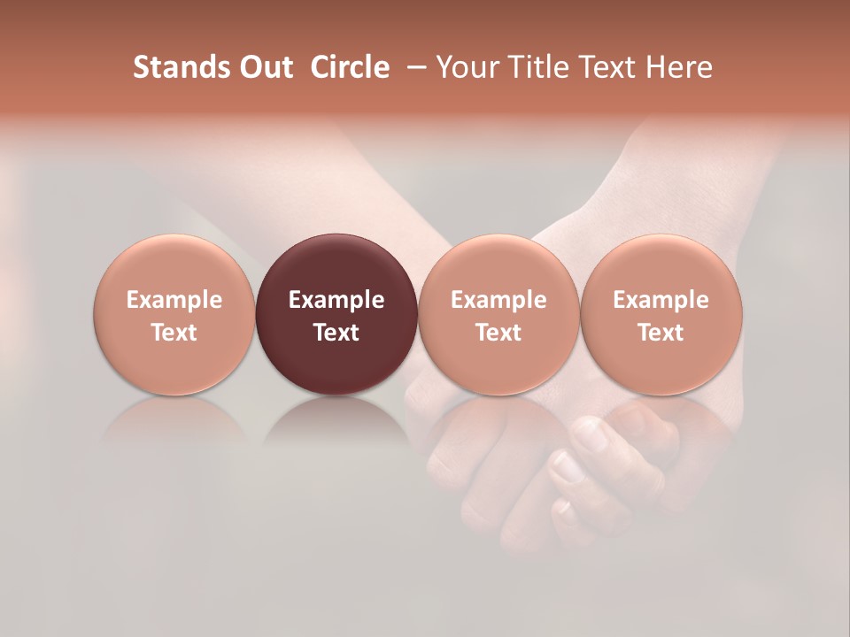 Together Person Woman PowerPoint Template