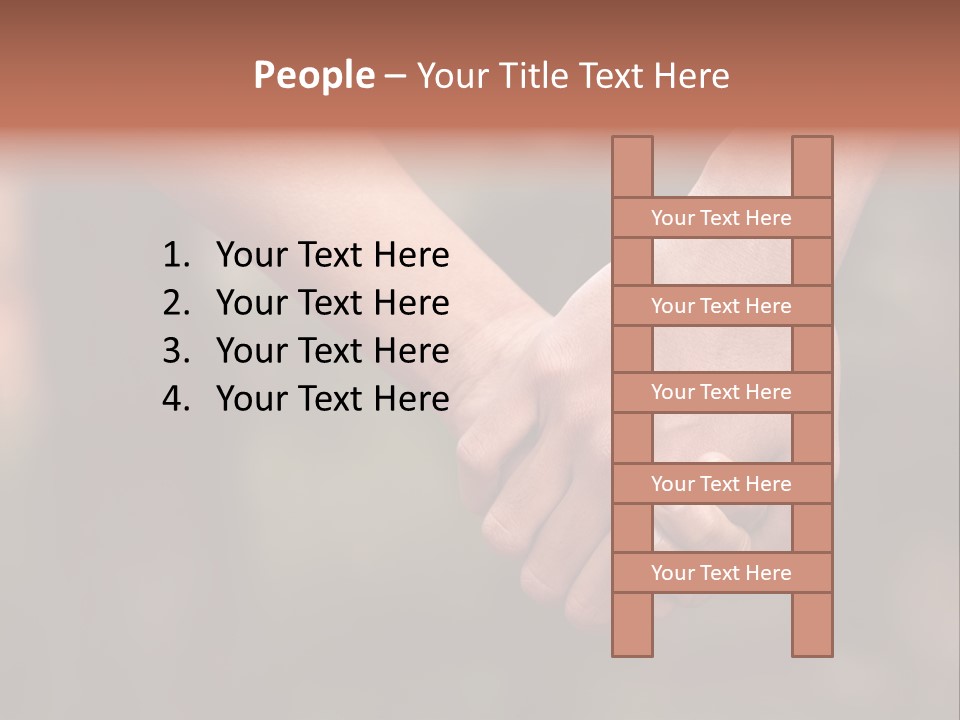 Together Person Woman PowerPoint Template