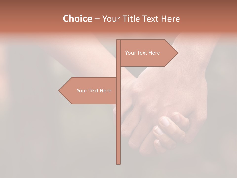 Together Person Woman PowerPoint Template
