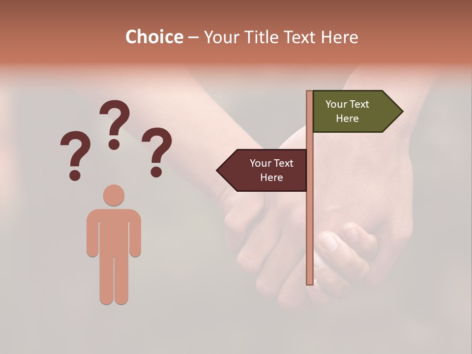 Together Person Woman PowerPoint Template