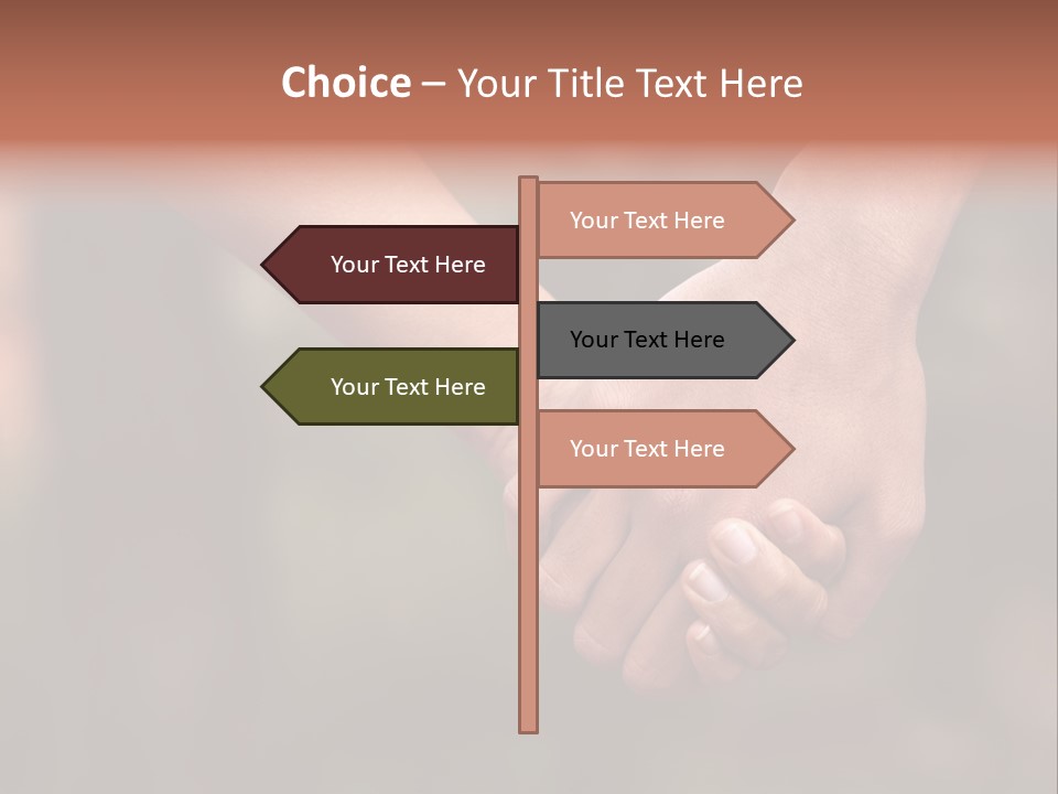 Together Person Woman PowerPoint Template