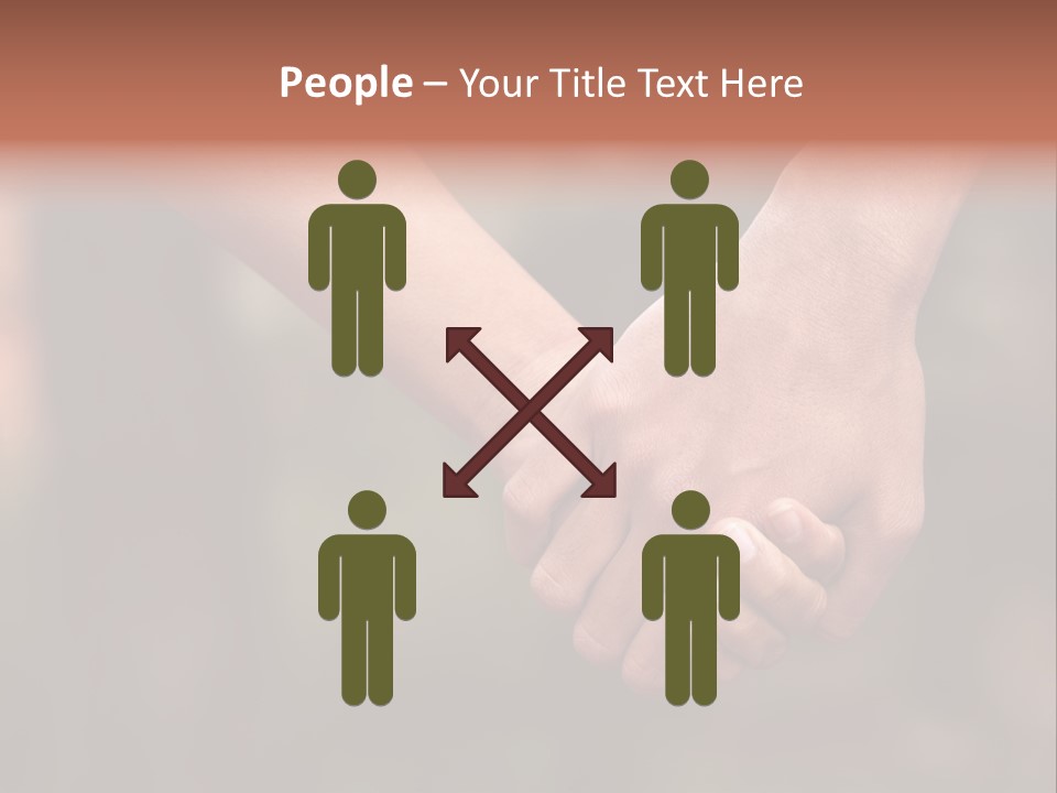 Together Person Woman PowerPoint Template