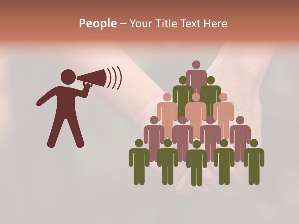 Together Person Woman PowerPoint Template