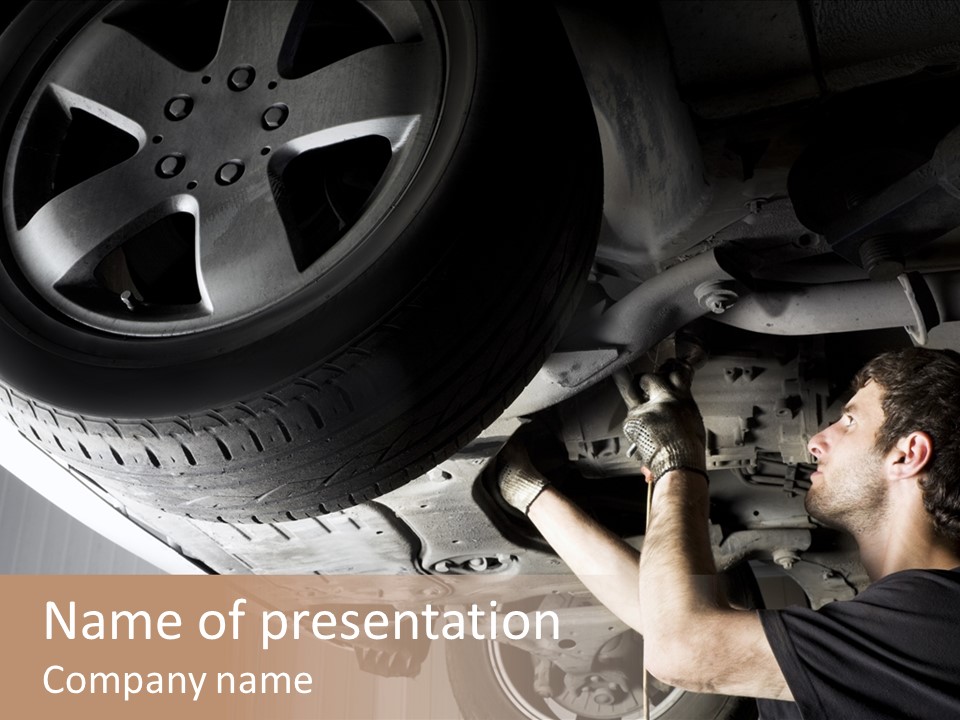 Expertise One Garage PowerPoint Template