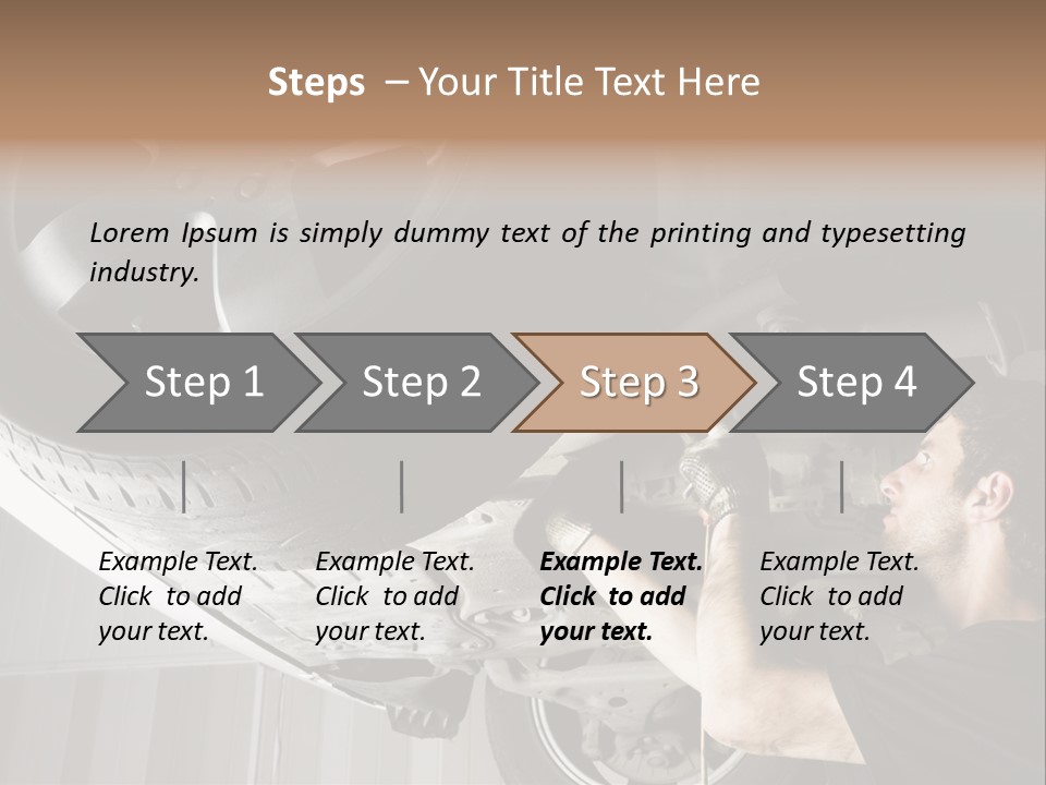 Expertise One Garage PowerPoint Template
