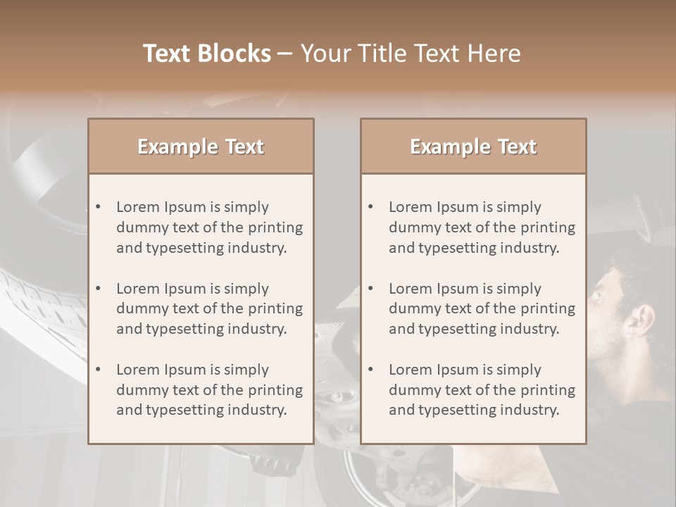 Expertise One Garage PowerPoint Template