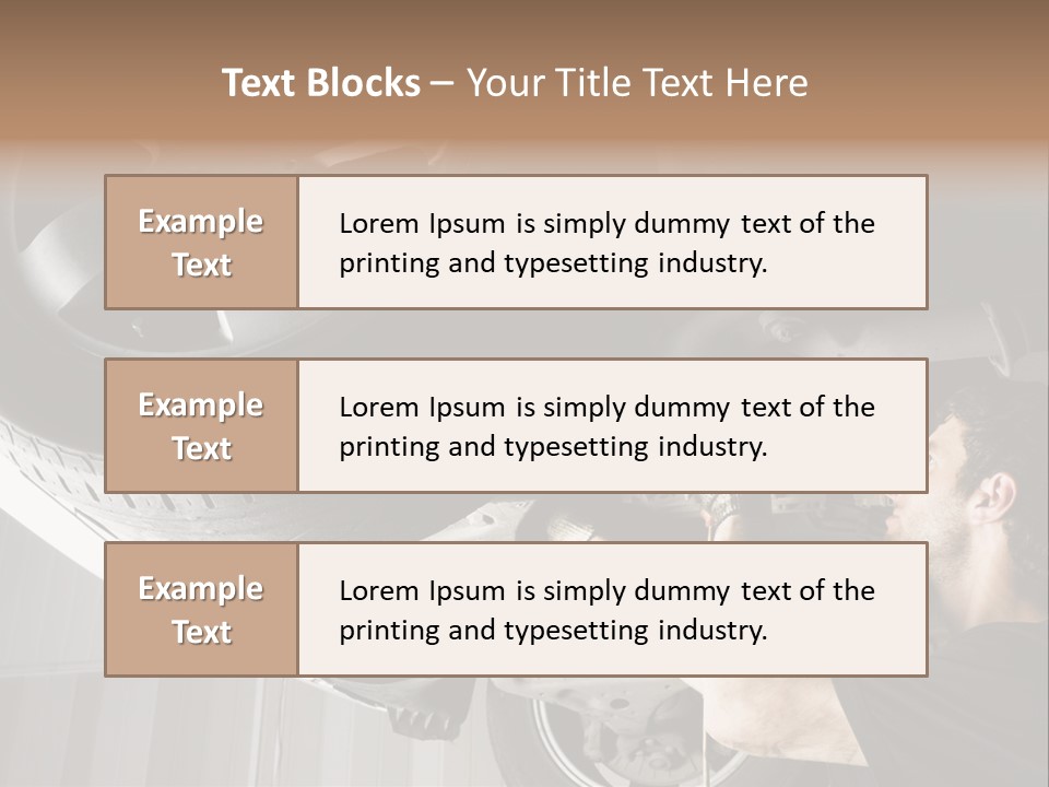 Expertise One Garage PowerPoint Template