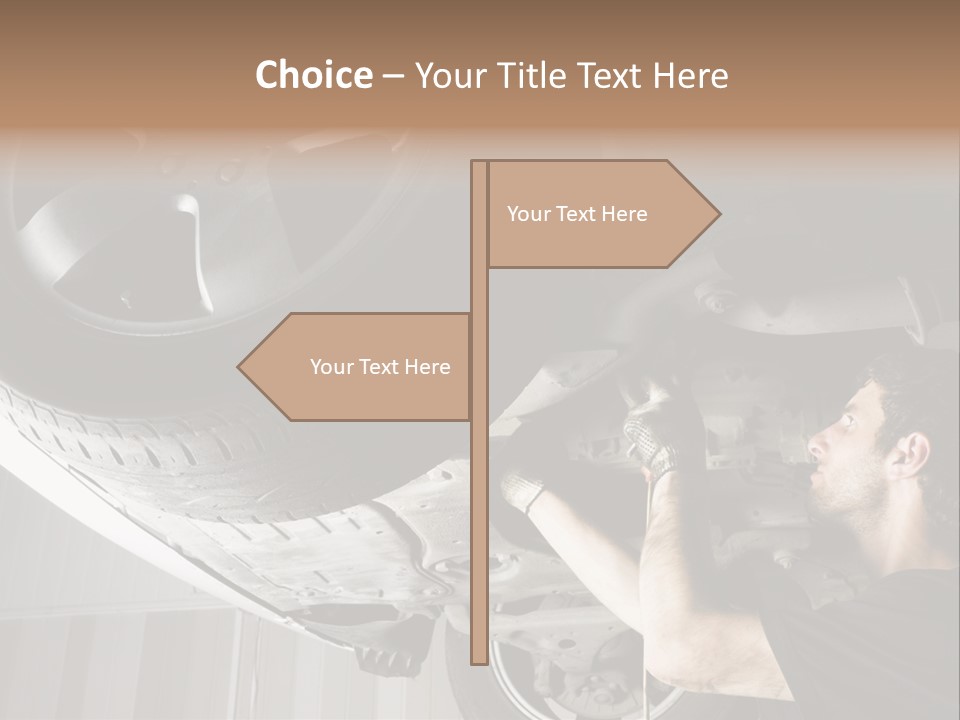Expertise One Garage PowerPoint Template