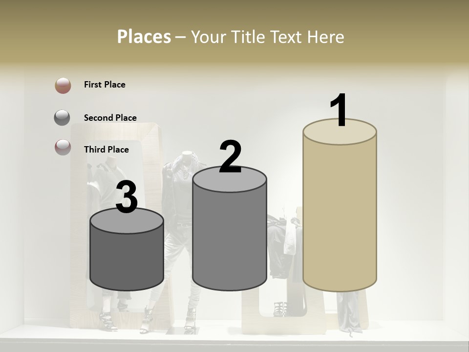 Window Glass Fashion PowerPoint Template