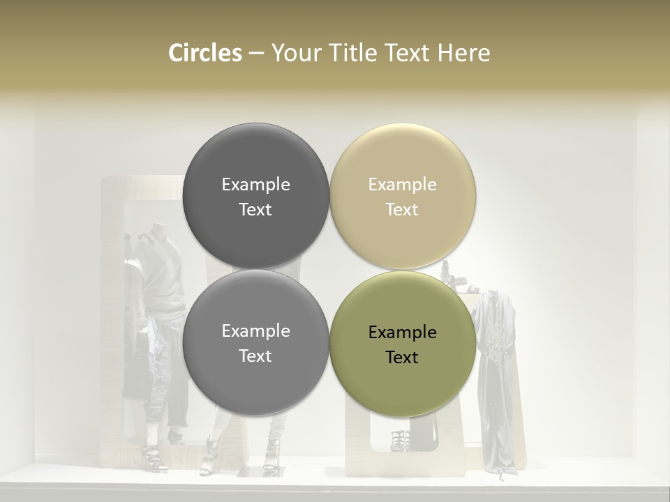 Window Glass Fashion PowerPoint Template