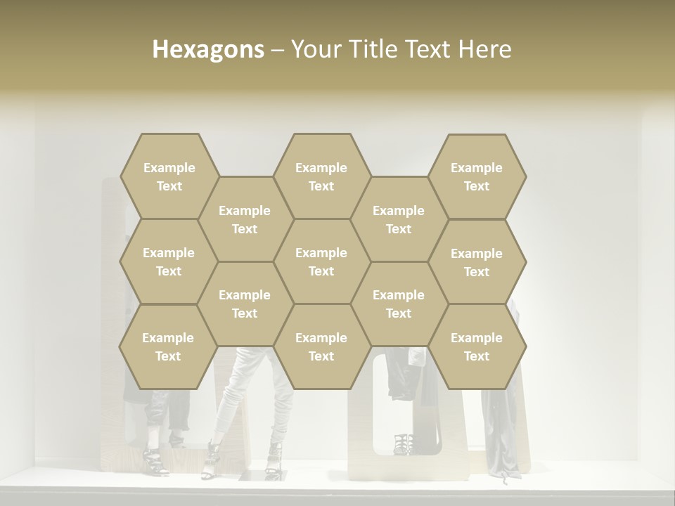 Window Glass Fashion PowerPoint Template