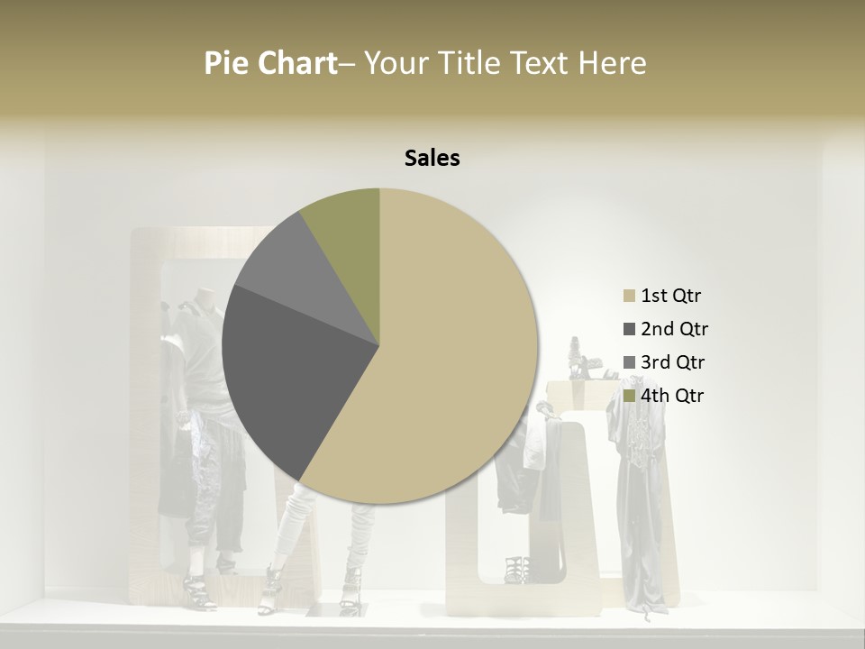 Window Glass Fashion PowerPoint Template