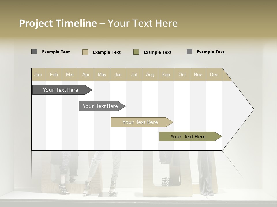 Window Glass Fashion PowerPoint Template
