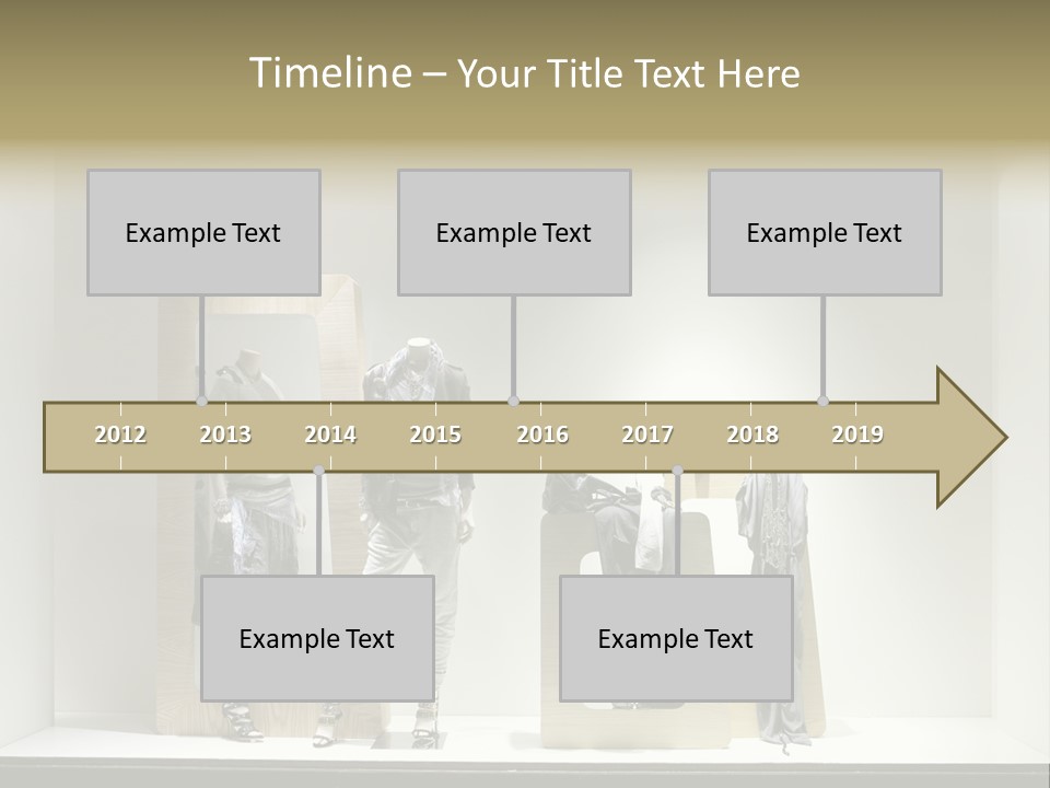 Window Glass Fashion PowerPoint Template