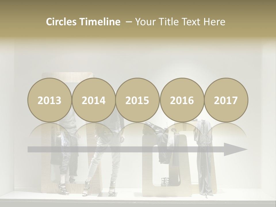 Window Glass Fashion PowerPoint Template