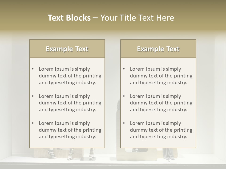 Window Glass Fashion PowerPoint Template