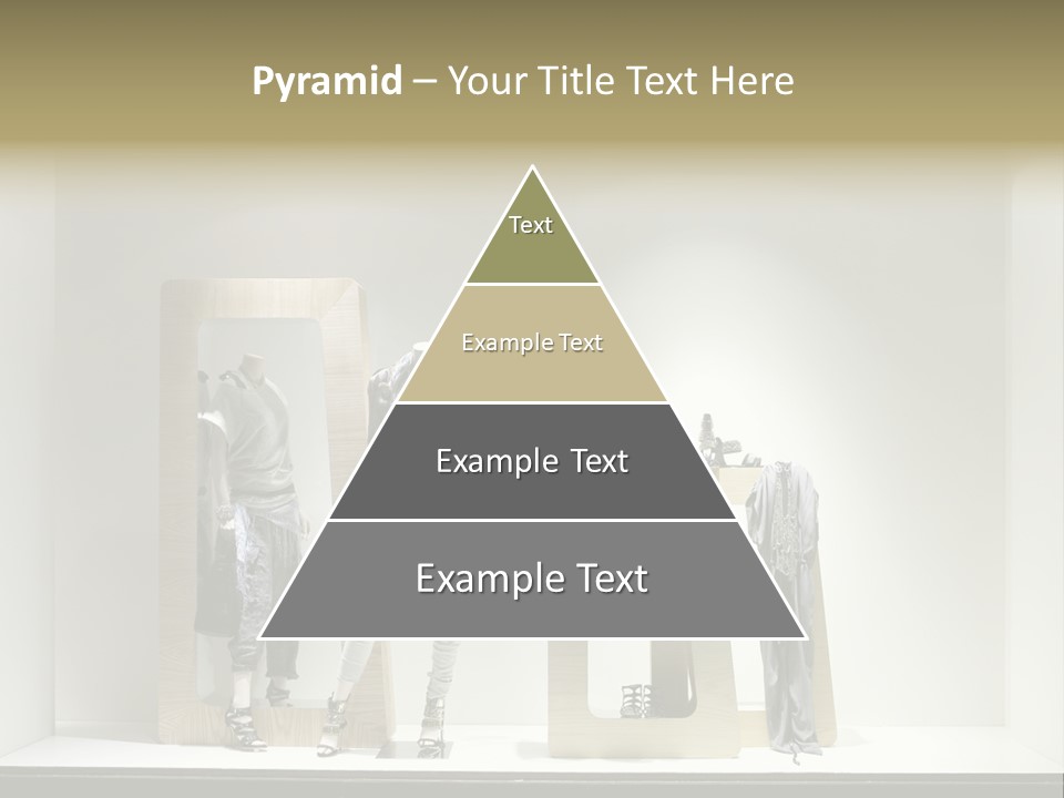 Window Glass Fashion PowerPoint Template