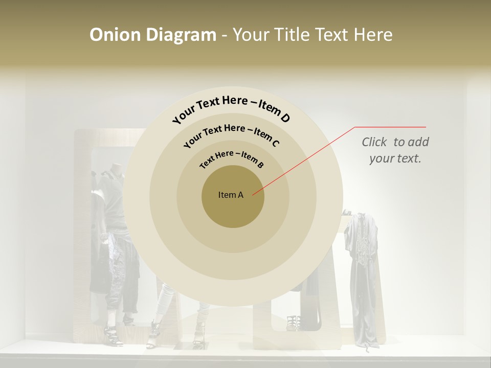 Window Glass Fashion PowerPoint Template