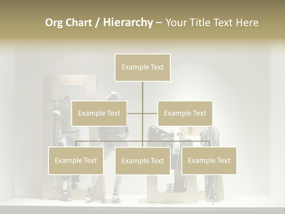 Window Glass Fashion PowerPoint Template