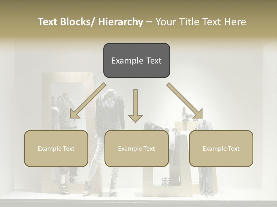 Window Glass Fashion PowerPoint Template